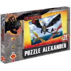 Puzzle 20el. maxi Jak wytresować smoka 2Alexander