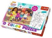 Color puzzle 40el. Dora Trefl 36512 SWD